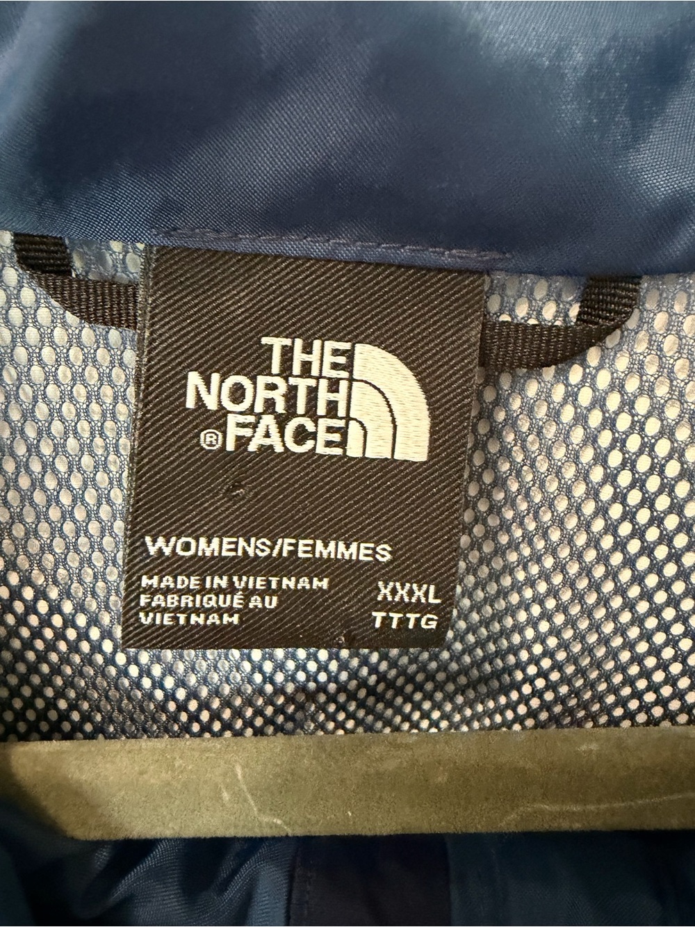 The North Face Antora Rain Hoodie Jacket Floral Print Blue Women's 3X Gorpcore - Picture 7 of 13